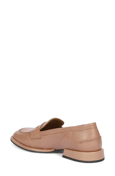 Saint G Carla Penny Loafer In Taupe