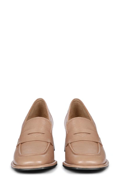 Shop Saint G Viviana Loafer Pump In Taupe