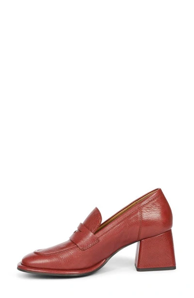 Shop Saint G Viviana Loafer Pump In Bordeaux