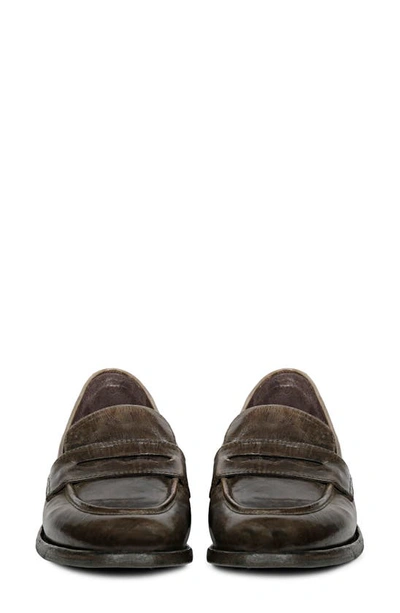 Saint G Micola Penny Loafer In Khaki