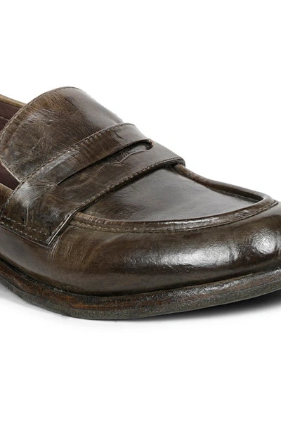 Saint G Micola Penny Loafer In Khaki