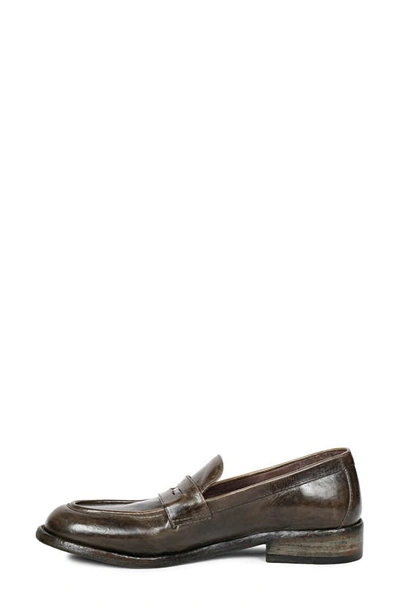 Saint G Micola Penny Loafer In Khaki