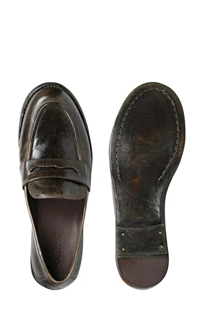 Saint G Micola Penny Loafer In Khaki