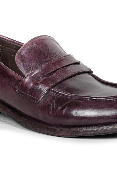 Shop Saint G Micola Penny Loafer In Plum