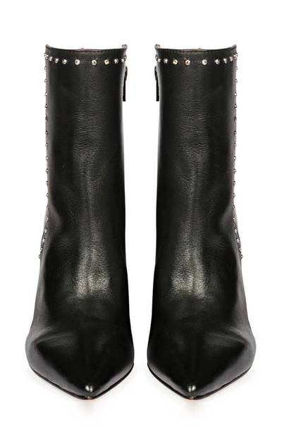 Saint G Fia Pointed Toe Bootie In Black