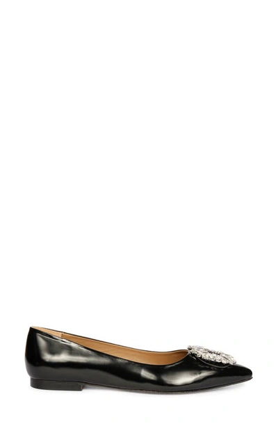 Shop Saint G Mabilla Pointed Toe Flat In Black