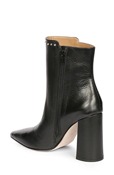 Saint G Fia Pointed Toe Bootie In Black