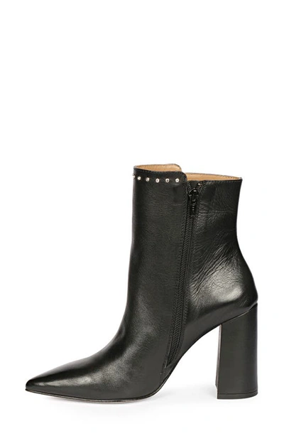 Saint G Fia Pointed Toe Bootie In Black