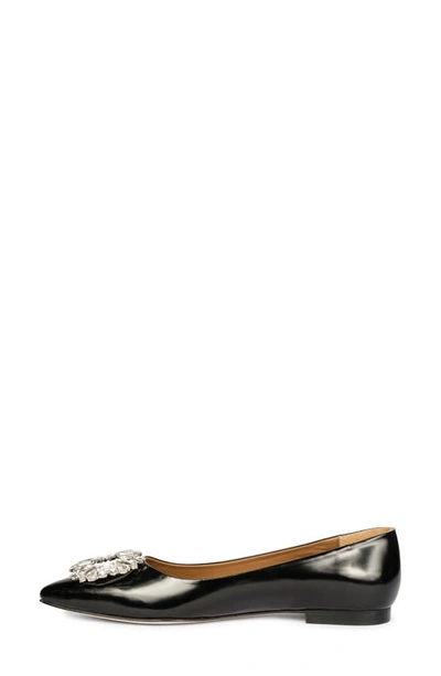 Saint G Mabilla Pointed Toe Flat In Black