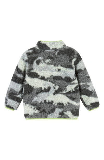 Shop Andy & Evan Kids' Dino Camo High Pile Fleece Jacket