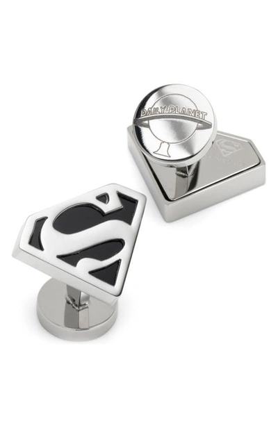 Shop Cufflinks, Inc Superman Cuff Links In Silver