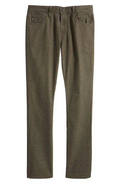 Shop Ag Everett Slim Straight Leg Pants In Forest Mist