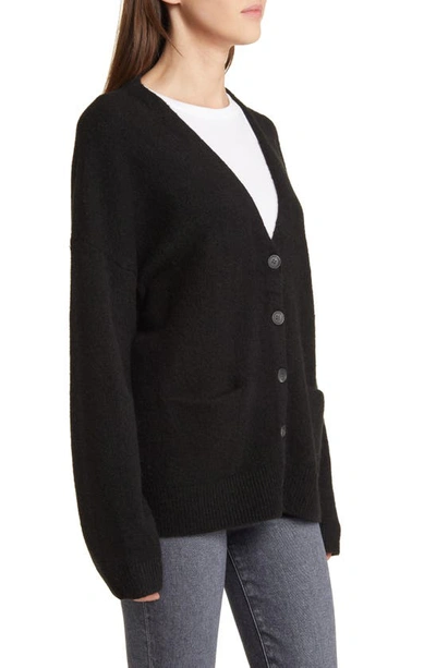 Shop Treasure & Bond Clean Oversize Cardigan In Black