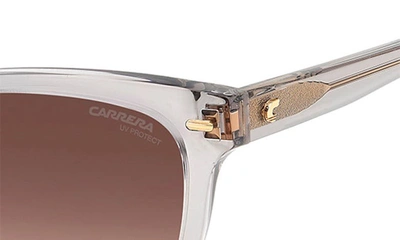 Shop Carrera Eyewear 54mm Cat Eye Sunglasses In Grey/ Brown Gradient