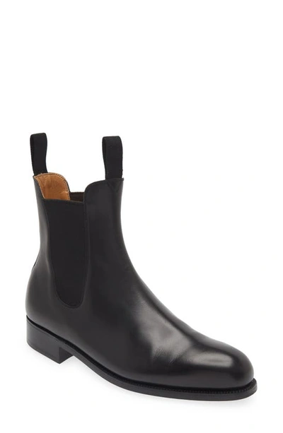 Shop Jm Weston Chelsea Boot In Black