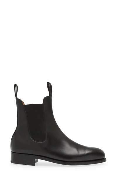 Shop Jm Weston Chelsea Boot In Black