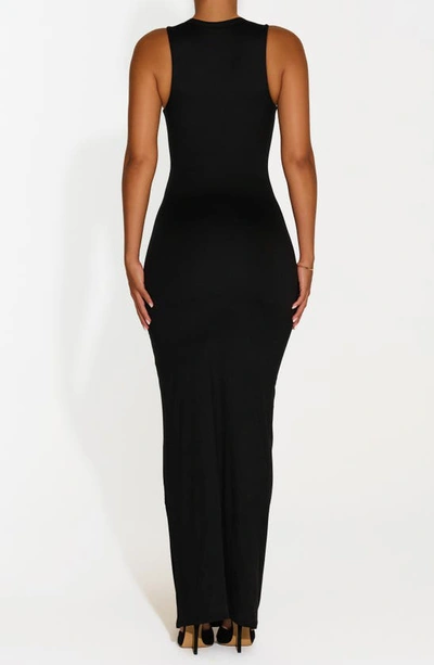 Shop N By Naked Wardrobe Care Crewneck Maxi Dress In Black