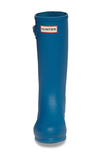 Shop Hunter Kids' Original Rain Boot In Opaline Blue