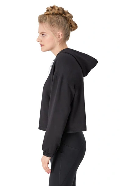 Shop Champion Soft Crop Pullover Hoodie In Black