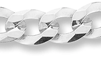 Yield Of Men Silver 5mm Curb Chain Bracelet In Silver
