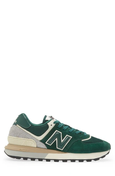 Shop New Balance 574 Sneaker In Green