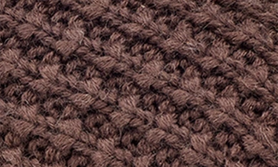 Shop Ugg Cozy Knit Genuine Shearling Slipper In Burnt Cedar