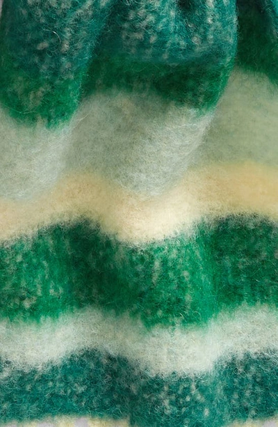 Shop Cult Gaia Niko Wool Blend Scarf In Green Multi