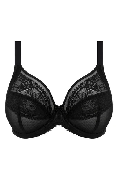 Shop Elomi Kendra Underwire Plunge Bra In Black