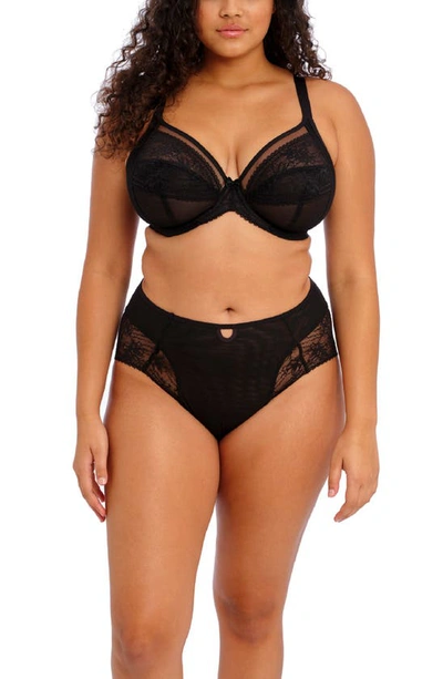 Shop Elomi Kendra Underwire Plunge Bra In Black