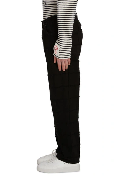 Golden Goose Journey Skate Distressed Jeans In Black