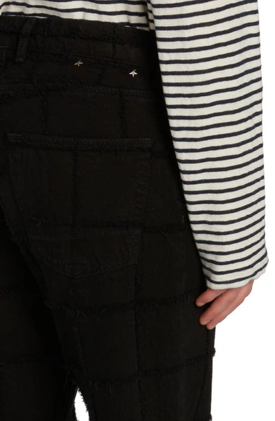 Golden Goose Journey Skate Distressed Jeans In Black