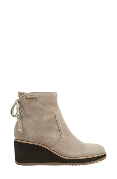 Shop Earth Calia Wedge Bootie In Taupe