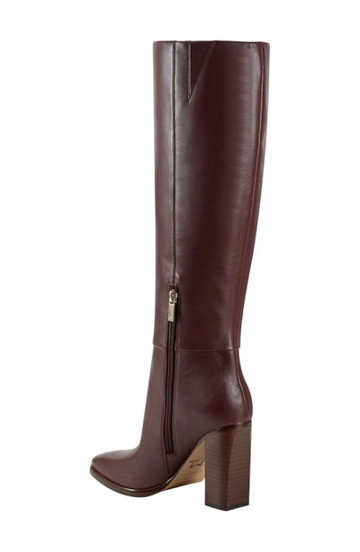 Marc Fisher Lannie Knee High Boot In Dark Red