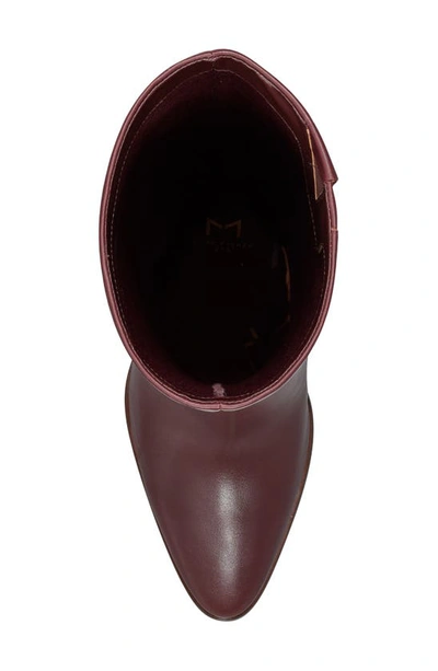 Marc Fisher Lannie Knee High Boot In Dark Red
