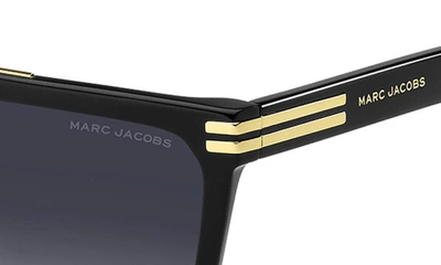 Shop Marc Jacobs 58mm Gradient Square Sunglasses In Black/ Grey Shaded