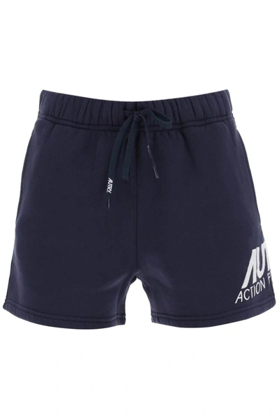 Shop Autry 'icon' Sweatshorts In Blue