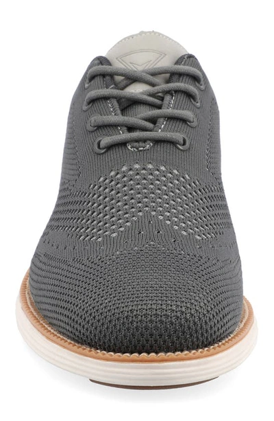Vance Co. Ezra Mens Knit Lace-up Casual And Fashion Sneakers In Grey