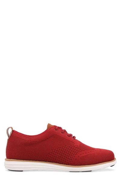 Vance Co. Ezra Knit Oxford Sneaker In Red