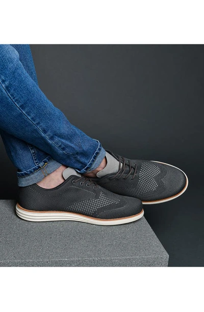 Vance Co. Ezra Mens Knit Lace-up Casual And Fashion Sneakers In Grey