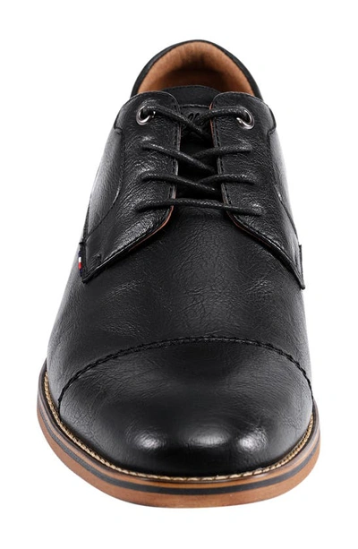 Shop Tommy Hilfiger Barmi Cap Toe Derby In Black 001