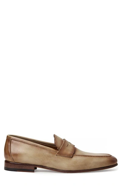 Shop Bruno Magli Manfredo Penny Loafer In Taupe