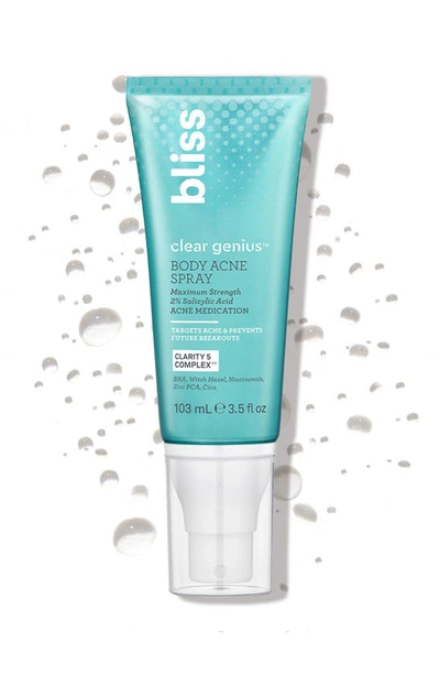 Shop Bliss Clear Genius™ Body Acne Spray With 2% Salicylic Acid