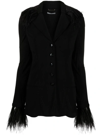 Shop Alberta Ferretti Jackets In Black
