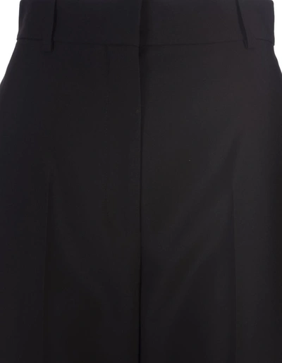 Shop Alexander Mcqueen High Waist Tailored Pants In Black
