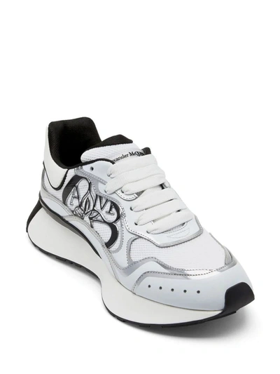 Shop Alexander Mcqueen Sprint Runner Sneakers In In White