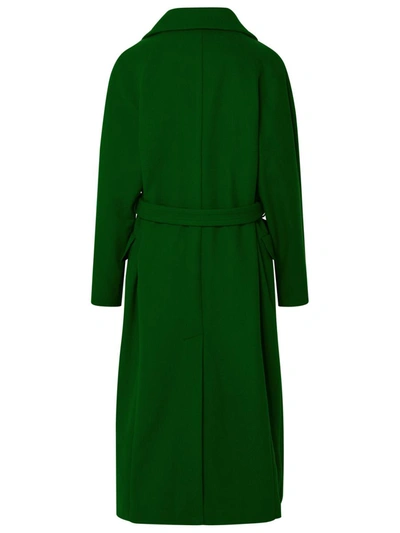 Shop Apc A.p.c. Florence Coat In Green