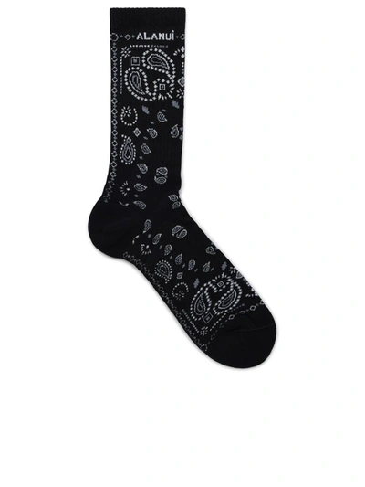 Shop Alanui Bandana Sock In Black