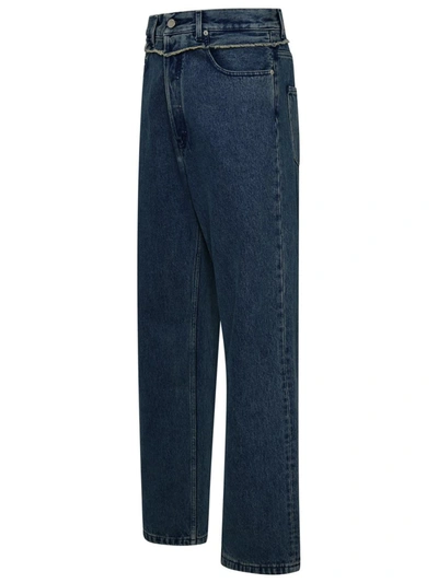 Shop Ambush Blue Cotton Jeans