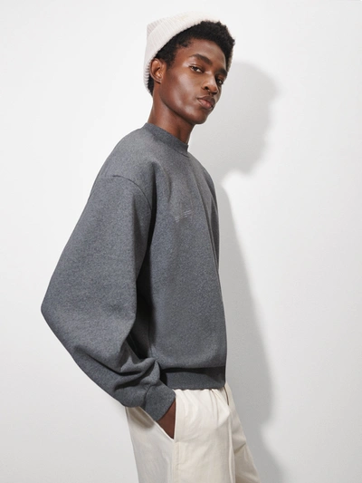 Pangaia Womens Reclaimed Cotton Sweatshirt In Reclaim Charcoal