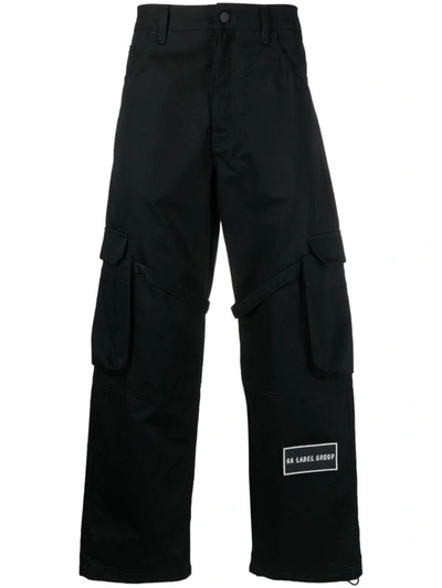 Shop 44 Label Group M Trousers With Logo In Black